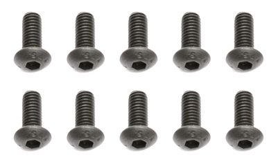 Associated RC8/RC8RS/RC8T Button Head Cap Screws, 4 x 10mm (10)