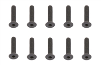 Associated Rival/RC8/RC8RS/RC8T Flat Head Cap Screws, 3 x 14mm (10)