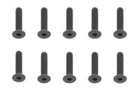 Associated Rival/RC8/RC8RS/RC8T Flat Head Cap Screws, 3 x 14mm (10)