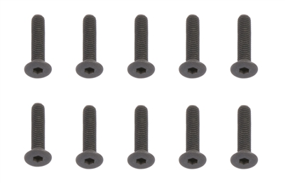 Associated Rival/RC8/RC8RS/RC8T Flat Head Cap Screws, 3 x 14mm (10)