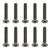 Associated RC8/RC8RS/RC8T Flat Head Cap Screws, 3 x 18mm (10)