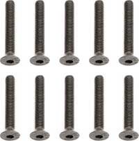 Associated RC8/RC8RS/RC8T Flat Head Cap Screws, 3 x 20mm (10)