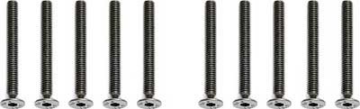 Associated RC8/RC8RS/RC8T Flat Head Cap Screws, 3 x 26mm (10)