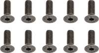 Associated RC8/RC8RS/RC8T Flat Head Cap Screws, 4 x 12mm (10)