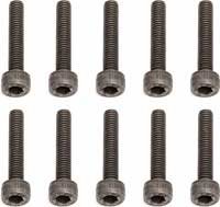 Associated RC8/RC8RS/RC8T Socket Head Cap Screws, 3 x 16mm (10)