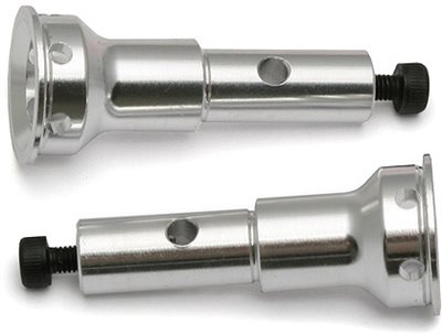 Associated RC8 FT Front Stub Axles, aluminum (2)