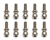Associated Heavy-duty Ballstuds, 8 mm, long neck (10)