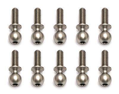 Associated Heavy-duty Ballstuds, 8 mm, long neck (10)