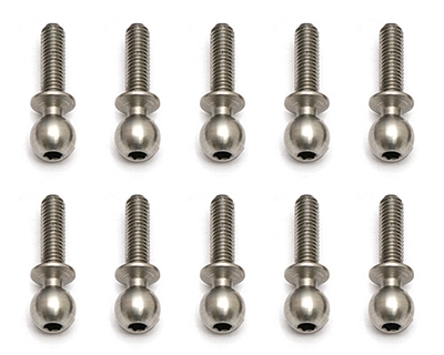 Associated Heavy-duty Ballstuds, 10 mm, long neck