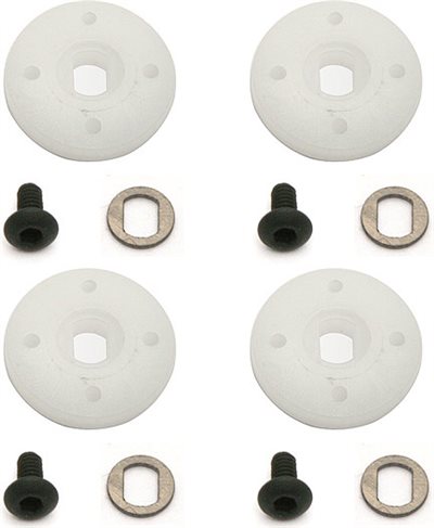 Associated SC10 4x4 13mm Shock Pistons, 4 x 1.1mm (4)