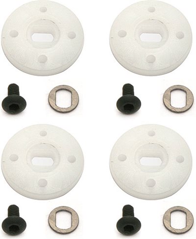 Associated SC10 4x4 13mm Shock Pistons, 4 x 1.3mm (4)