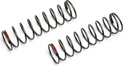 .Associated 13mm Rear Shock Springs-3.4 Lbs., Red