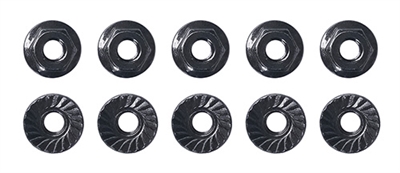 Associated M4 Low Profile Serrated Steel Wheel Nuts