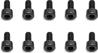 Associated SC10 4x4 Screws-M2.5 x 5mm, Socket Head Cap (10)