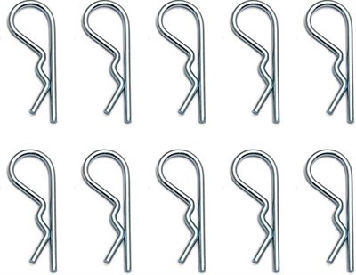Associated SC10 4x4 Body Clips, 1.3mm