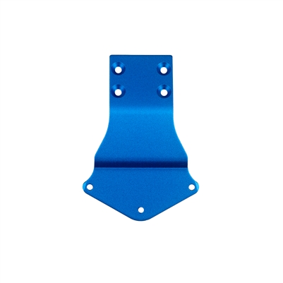 Associated RB10 Retro Nose Plate, Blue aluminum