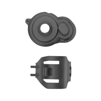 Associated RB10 Retro Motor Guard And Gear Cover, Gray