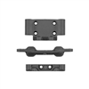 Associated RB10 Retro Arm Mounts And Bulkhead, Gray