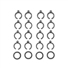 Associated RB10 Retro Shock Spring Clips, Gray