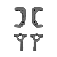 Associated RB10 Retro Steering Blocks and Caster Blocks, gray