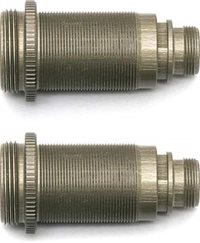 .Associated Factory Team 12x23mm Threaded Shock Bodies, Hard Anodized (2)