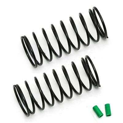 Associated B5M/SC10.2 12mm Front Spring Set-Green, 3.15 lbs (1 pair)