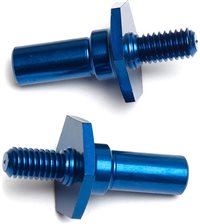 Associated RC10B5/B5M Lite Front Axles, Aluminum (2)