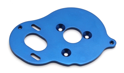 Associated RC10B5/RC10B5M Team Motor Plate, blue aluminum