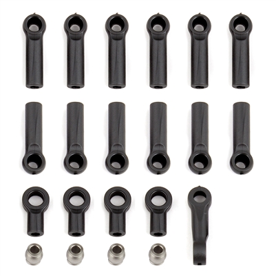 Associated Trophy Rat Ball Cups, Rod Ends and Steering Link