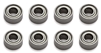 Associated RC10B5/RC10B5M Team Ball Bearings, 3 x 7 x 3mm (8)