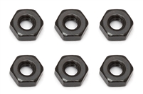 Associated RC10B5/RC10B5M Team M3 Nuts, black (6)