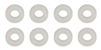 Associated FT Low Friction X-Rings, 2.9 x 1.78 mm, for shocks (8)