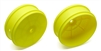 Associated 61mm Front 4wd Buggy Rims with 12mm Hex, yellow (2)