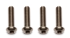 Associated 3 x 12mm Button Head Cap Screws, titanium (4)