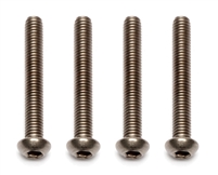 Associated 3 x 22mm Button Head Cap Screws, titanium (4)