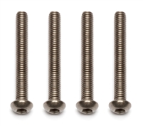 Associated 3 x 24mm Button Head Cap Screws, titanium (4)