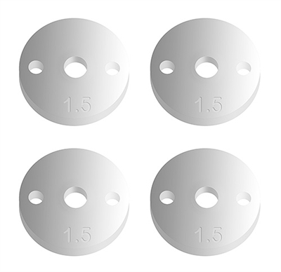 Associated FT 12 mm Pistons V2, 2x1.5mm, thin (4)