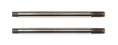 Associated RC10B74 FT 3x24mm Shock Shafts V2, chrome (2)