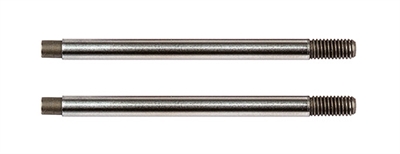 Associated RC10B74 FT 3x24mm Shock Shafts V2, chrome (2)