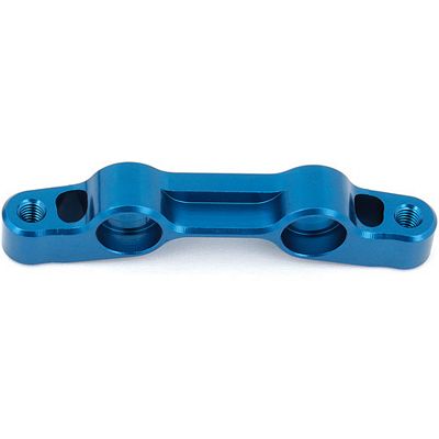 Associated RC10B6 Steering Rack, blue aluminum