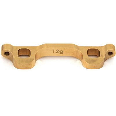 Associated RC10B6 Arm Mount C, brass 12g