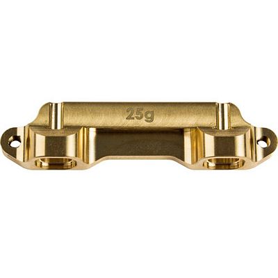 Associated RC10B6 Arm Mount C, brass 25g