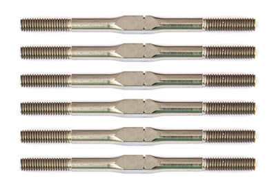Associated RC10B6.1 FT Titanium Turnbuckle Set,3 mm