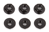 Associated RC10B6 M4 Serrated Nuts flanged 4mm