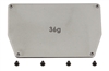 Associated RC10B6 FT Steel Chassis Weight, 36 grams