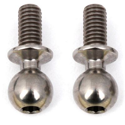 Associated RC10B6 HD Ti Ballstuds, 4mm (2)