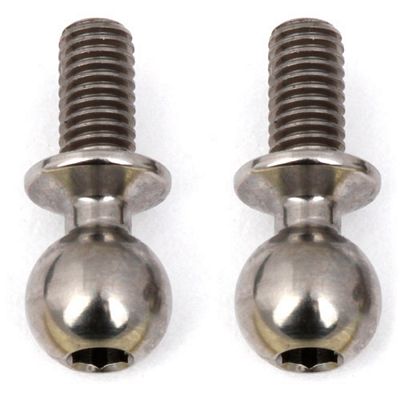 Associated RC10B6 HD Ti Ballstuds, 6mm (2)