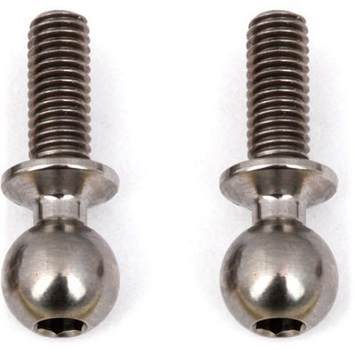 Associated RC10B6 HD Ti Ballstuds, 8mm (2)