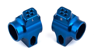 Associated RC10B6 FT Blue Aluminum Rear Hubs for 91763 CVAs (L+R) (2)