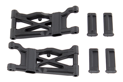 Associated RC10B6.1 Rear Suspension Arms, hard (2)